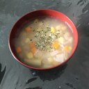 根菜とお米のスープ